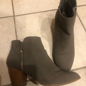 Grey booties